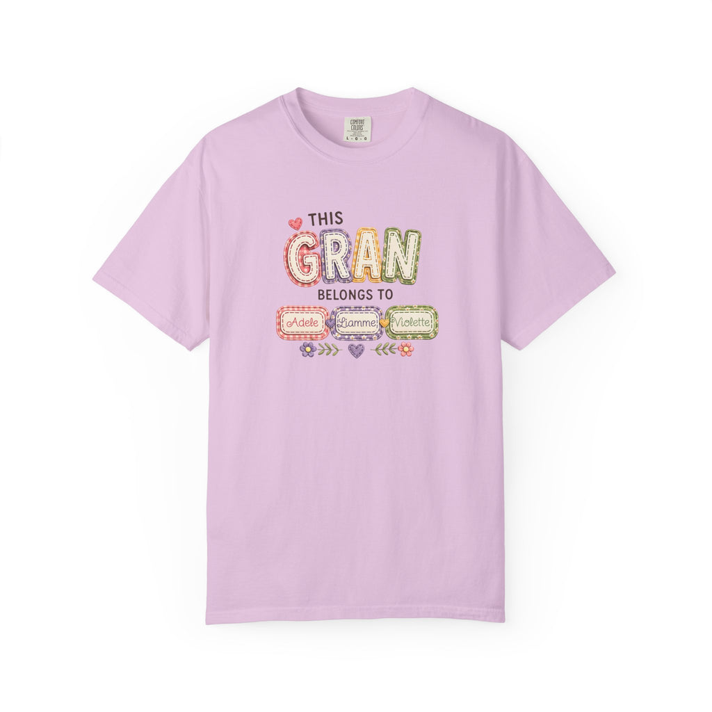 Gran Belongs To T-Shirt — Personalized "This Gran Belongs To" Family Names Tee