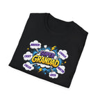 Super Grandad Comic-Style T‑Shirt — "Super Grandad" Graphic Tee, Father's Day & Grandparents Gift