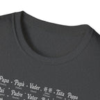 Papa Word Cloud T-Shirt — 'You had me at PAPA' Father's Day Gift