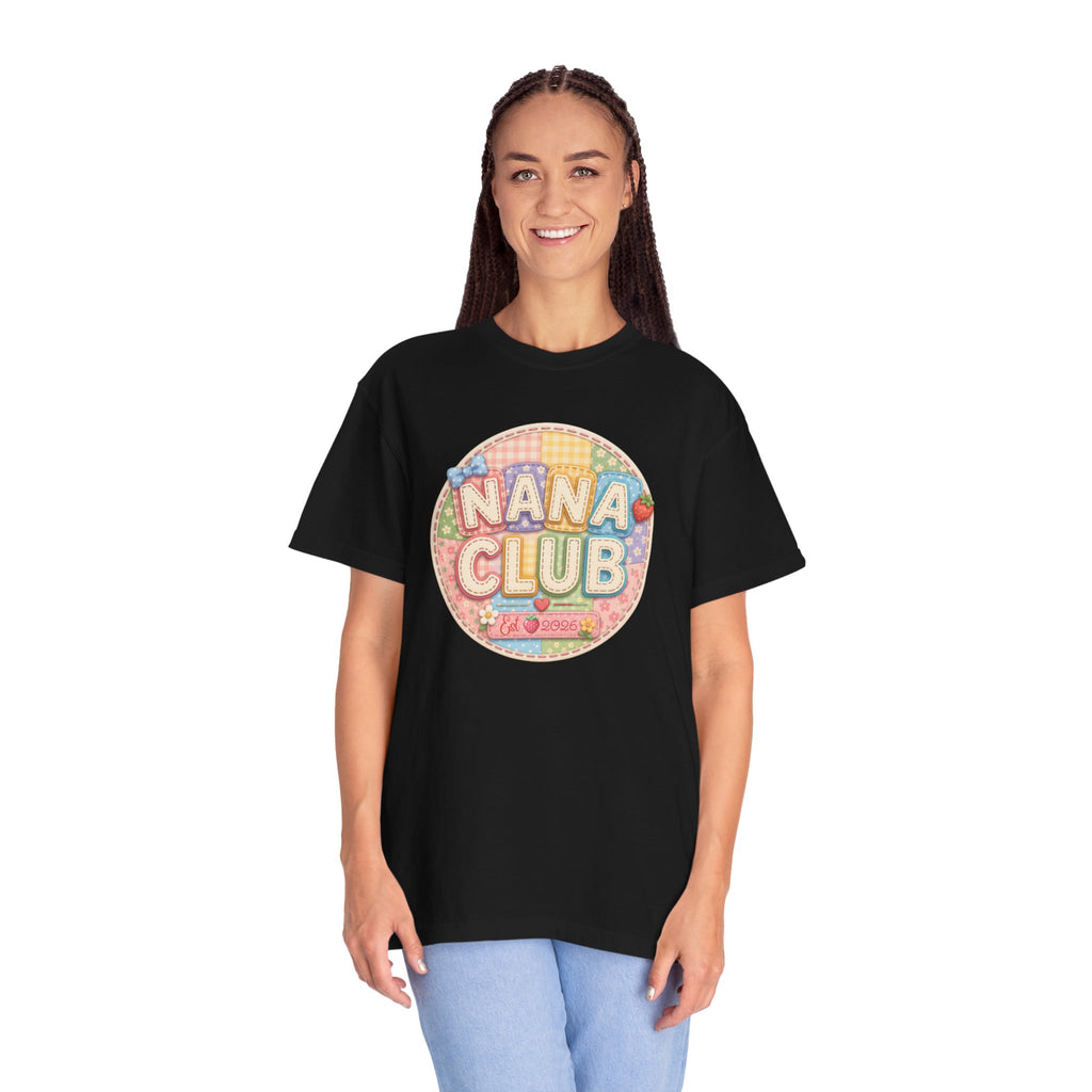 Nana Club T-Shirt — Retro Pastel Grandma Gift Tee