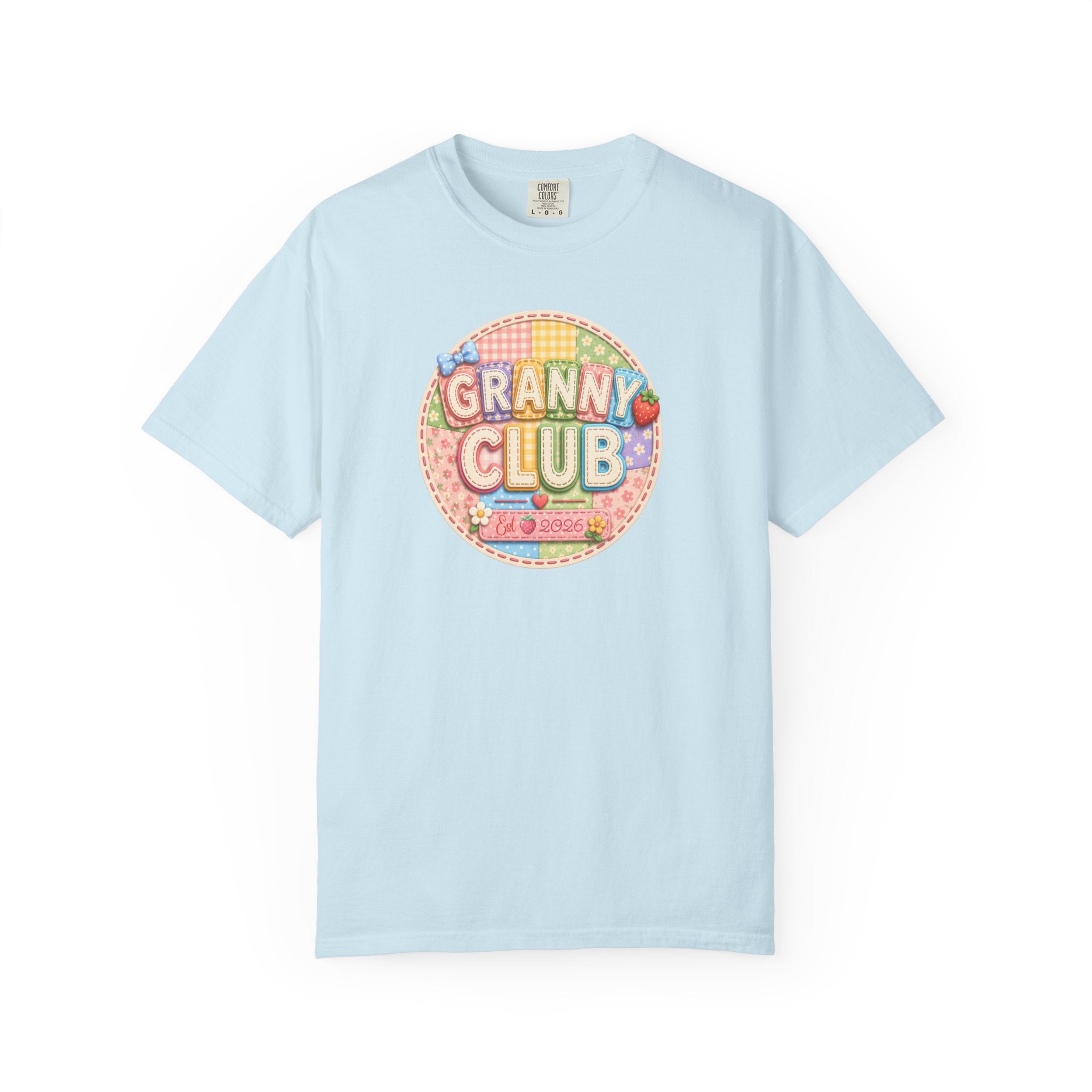 Granny Club Graphic T-Shirt — Retro Candy Patch Design