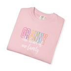 Grandma T-Shirt — "Grandma the Heart of Our Family" Pastel Comfort Tee