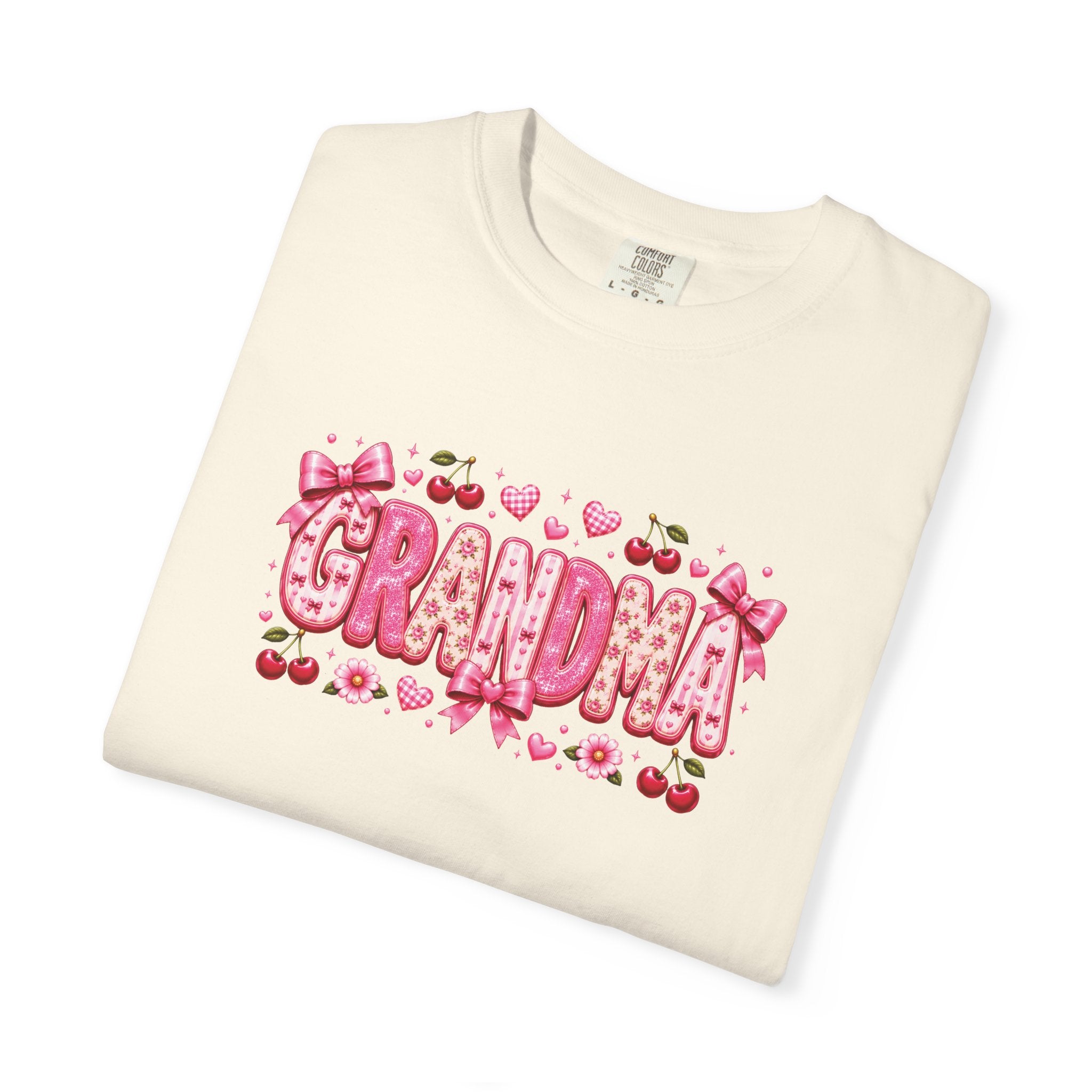 GRANDMA Floral Heart T-Shirt