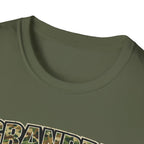 Grandpa T-Shirt – Camo 'Grandpa' Design with EST. 2026 – New Grandpa Gift
