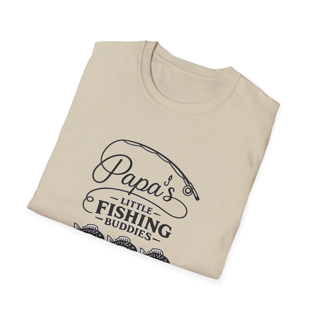 Papa's Little Fishing Buddies T-Shirt – Father-Child Fishing Tee