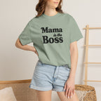 Mama is the Boss T-Shirt — Funny Mom Graphic Tee, Mother's Day Gift