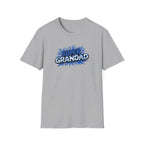 Super Grandad Scotland Flag/Scottish themed T-Shirt — Retro Comic Gift for Grandpa, Father’s Day & Birthday
