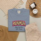 Nana Leopard Print T-Shirt — "Nana (who loves her little troops)" Grandma Gift