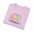 Granny Floral Retro Tee — "My Favourite People Call Me Granny"