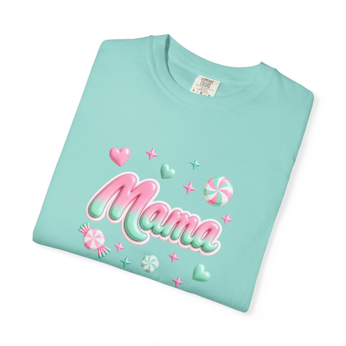 Mama Pastel Candy Script T-Shirt