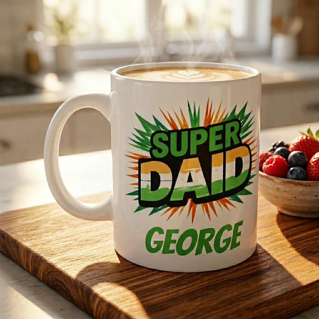 Super DAID Irish Flag Mug - Add Name -Personalise
