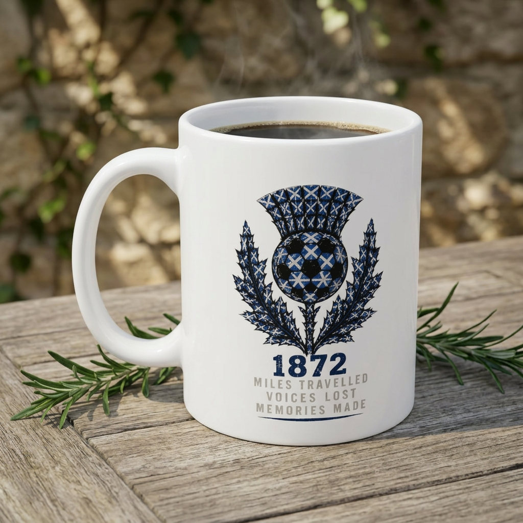 Scottish Thistle Crest 1872 Mug