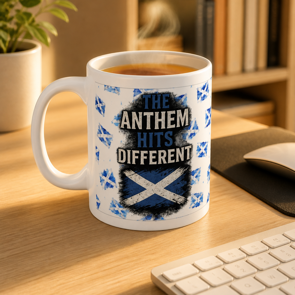 The Anthem Hits Different Mug