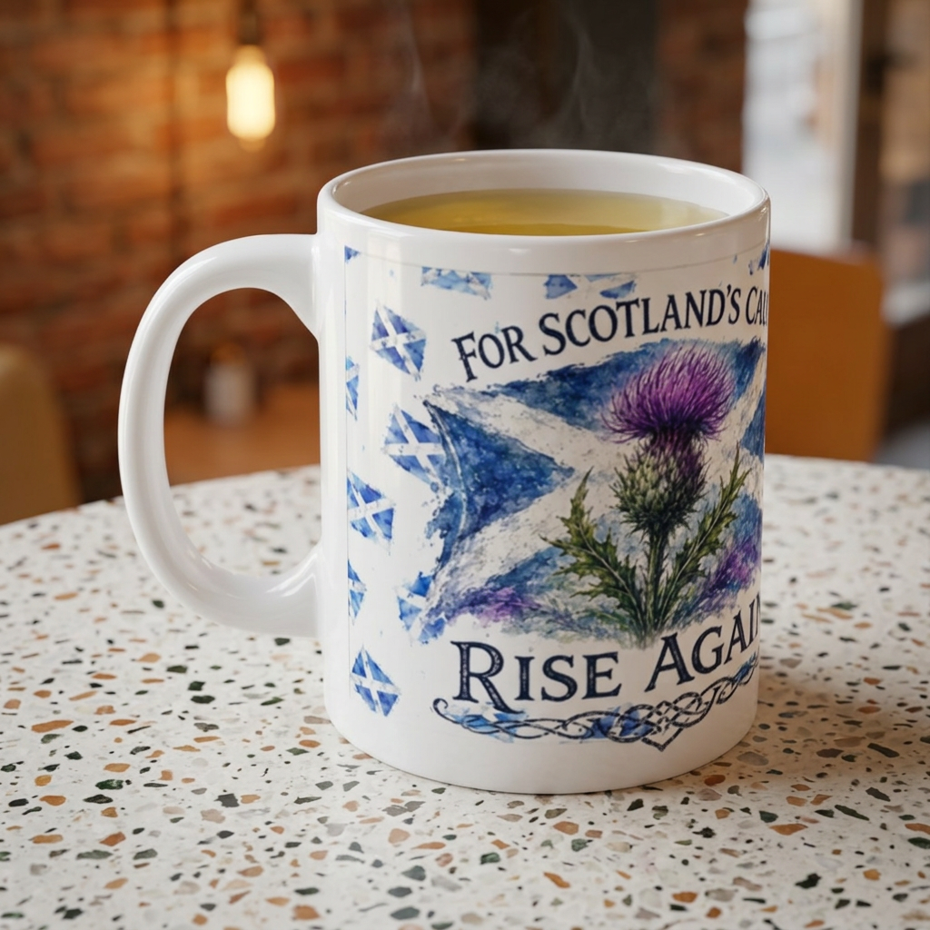 "For Scotland's Cause - Rise Again" Mug