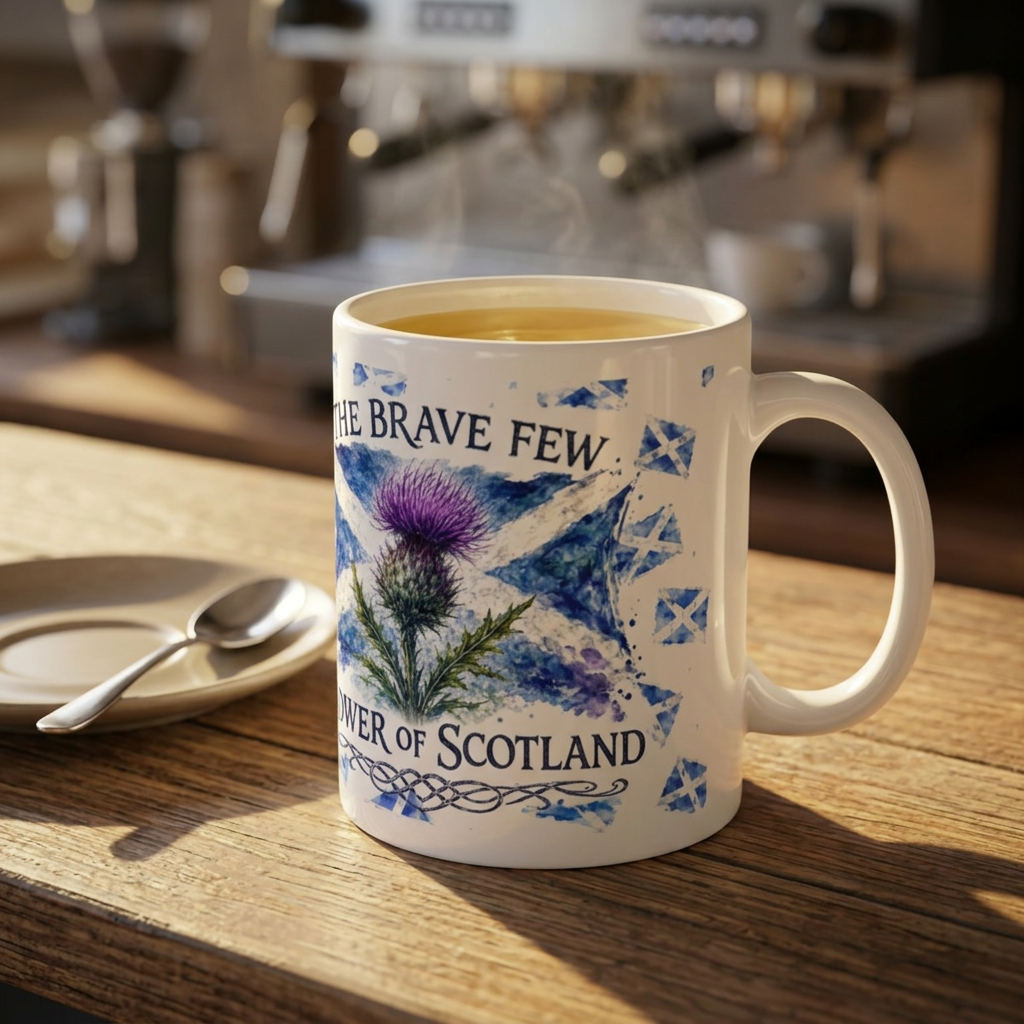 "The Brave Few- Flower of Scotland" Mug