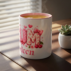"MUM" Floral Blossom Mug — Personalise
