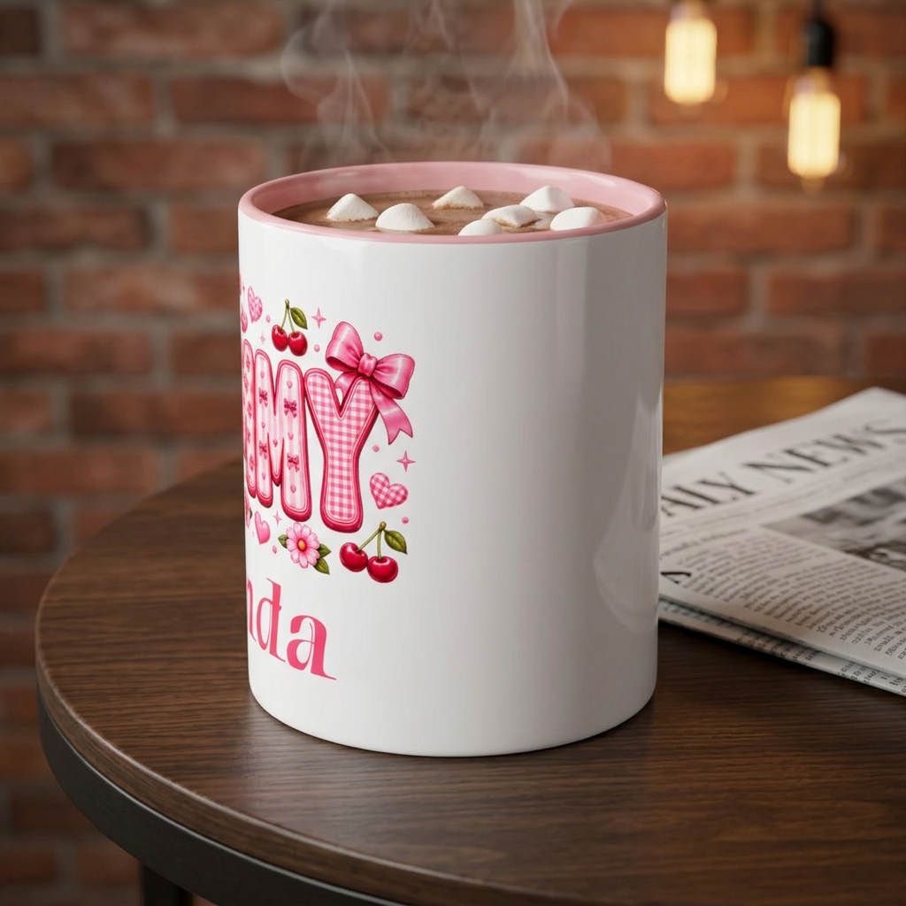 "MUMMY" Floral Blossom Mug — Personalise