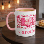 "GRANNY" Floral Blossom Mug — Personalise