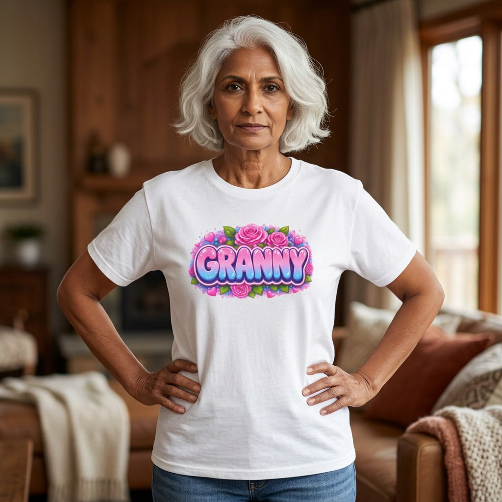 Granny Floral T-Shirt