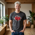 Dad Red Graffiti T-Shirt