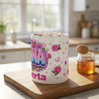 NANA Floral Name Mug — Personalised
