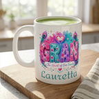 GRAN "Heart of Our Family" Mug - Personalised