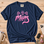 Mum Cat Crown T‑Shirt