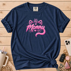 Mommy Cat Crown T‑Shirt