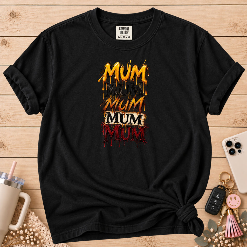 Mum Mum Mum Mum Mum Repeat Graphic T-Shirt