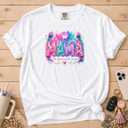 MAMA Watercolor Floral T-Shirt