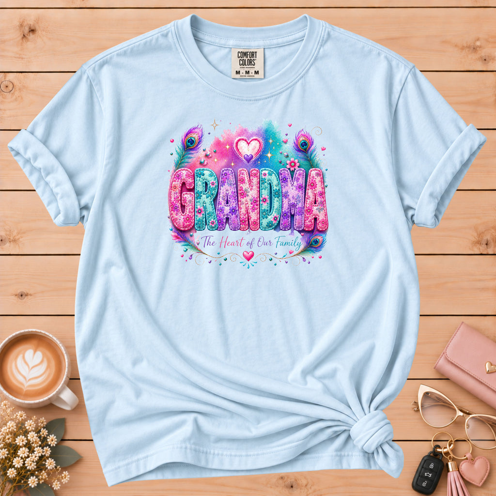 GRANDMA Watercolor Floral T-Shirt