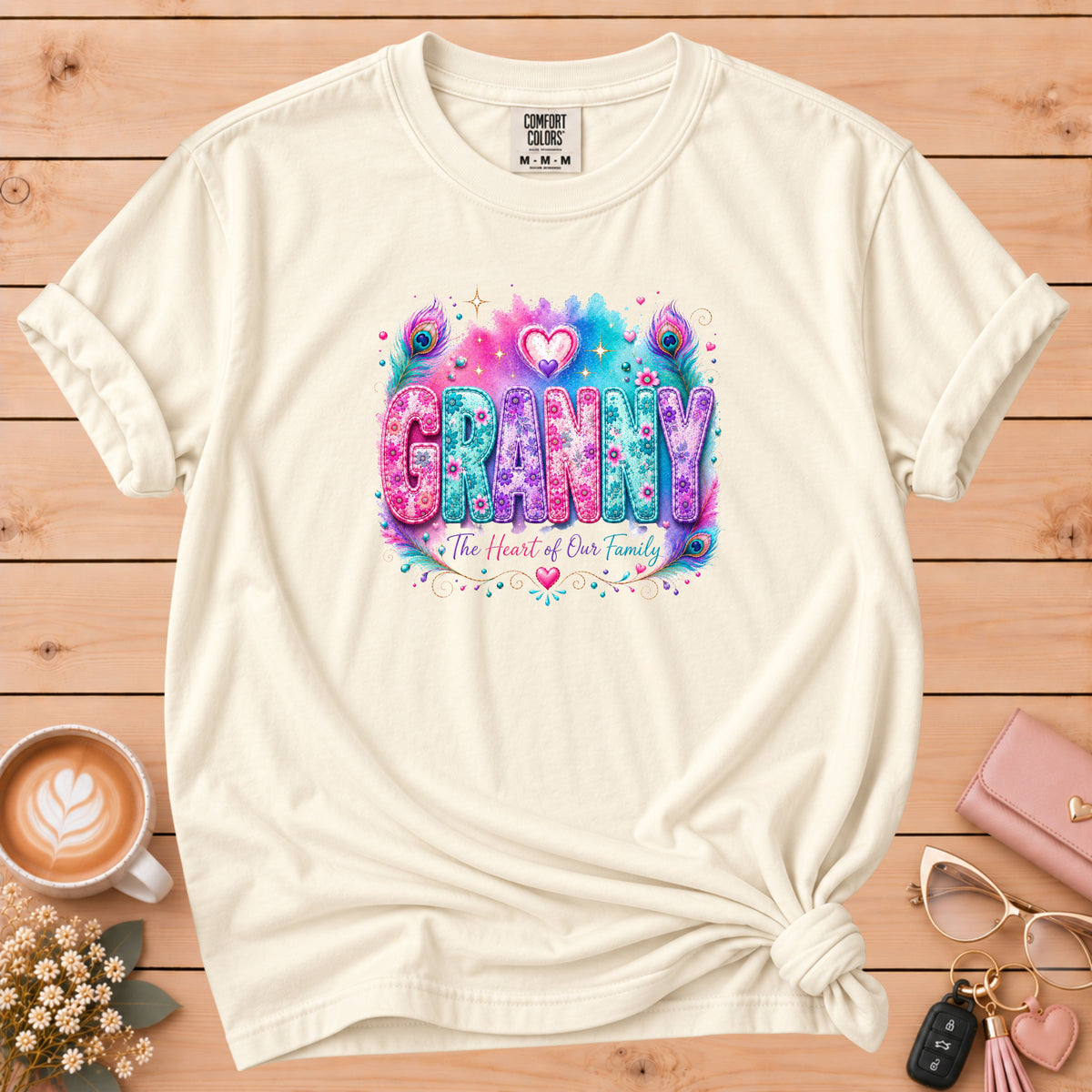 GRANNY Watercolor Floral T-Shirt