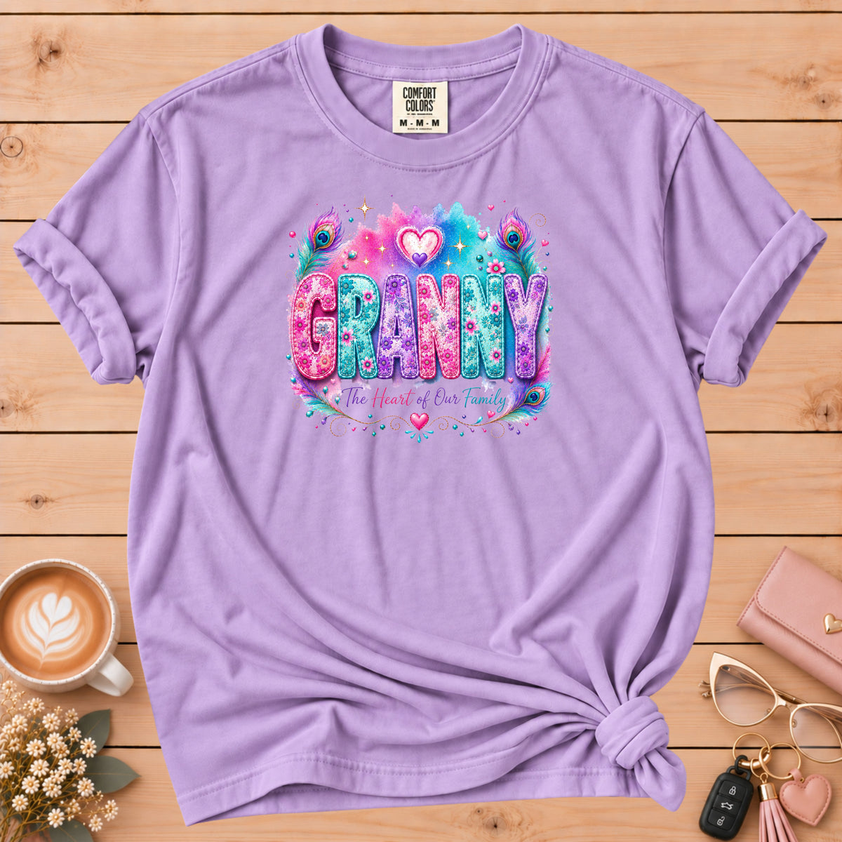 GRANNY Watercolor Floral T-Shirt