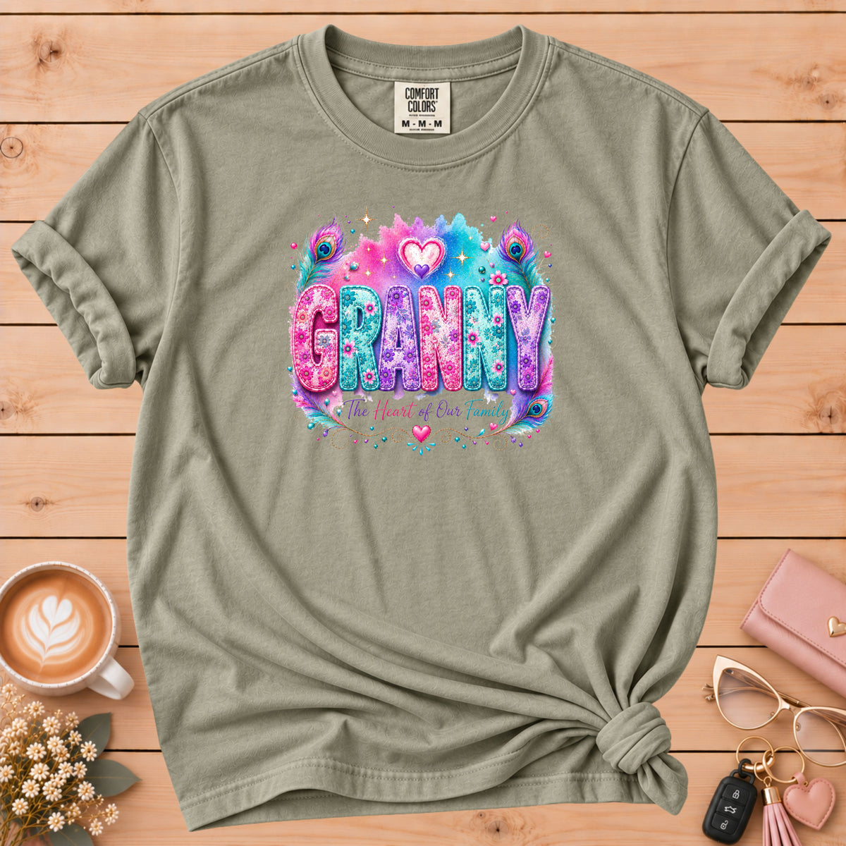 GRANNY Watercolor Floral T-Shirt