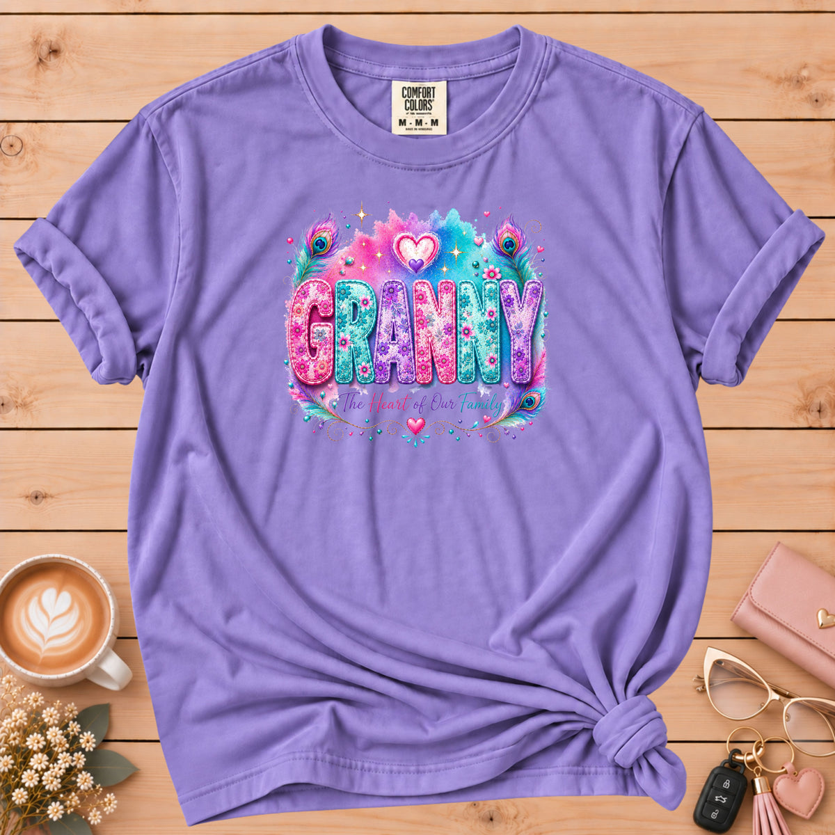GRANNY Watercolor Floral T-Shirt