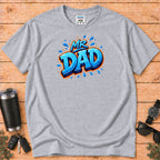 "Mr. Dad" Blue Graffiti Father T-Shirt