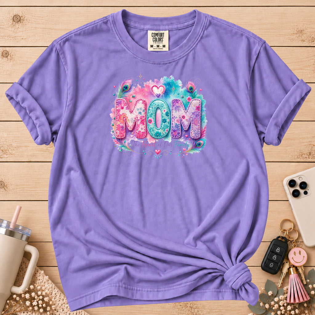 MOM Watercolor Floral T-Shirt