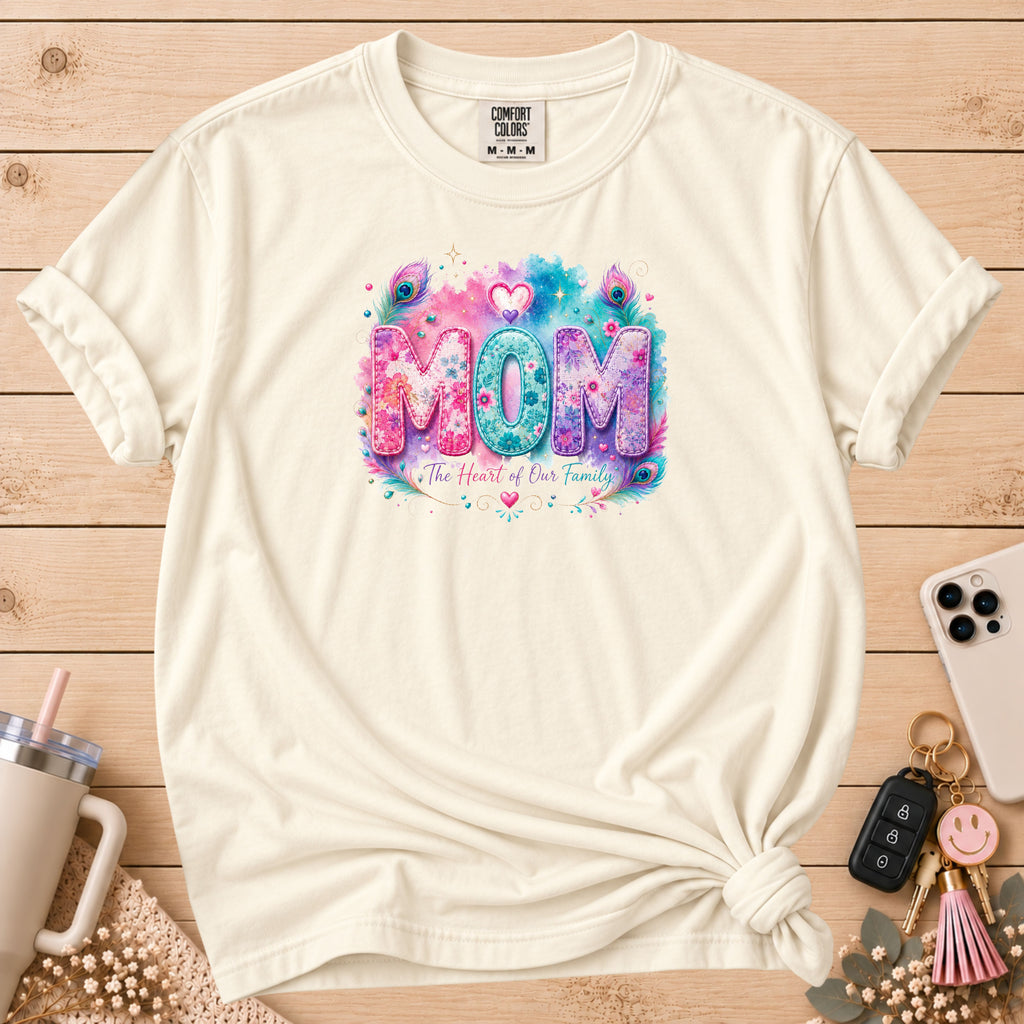 MOM Watercolor Floral T-Shirt