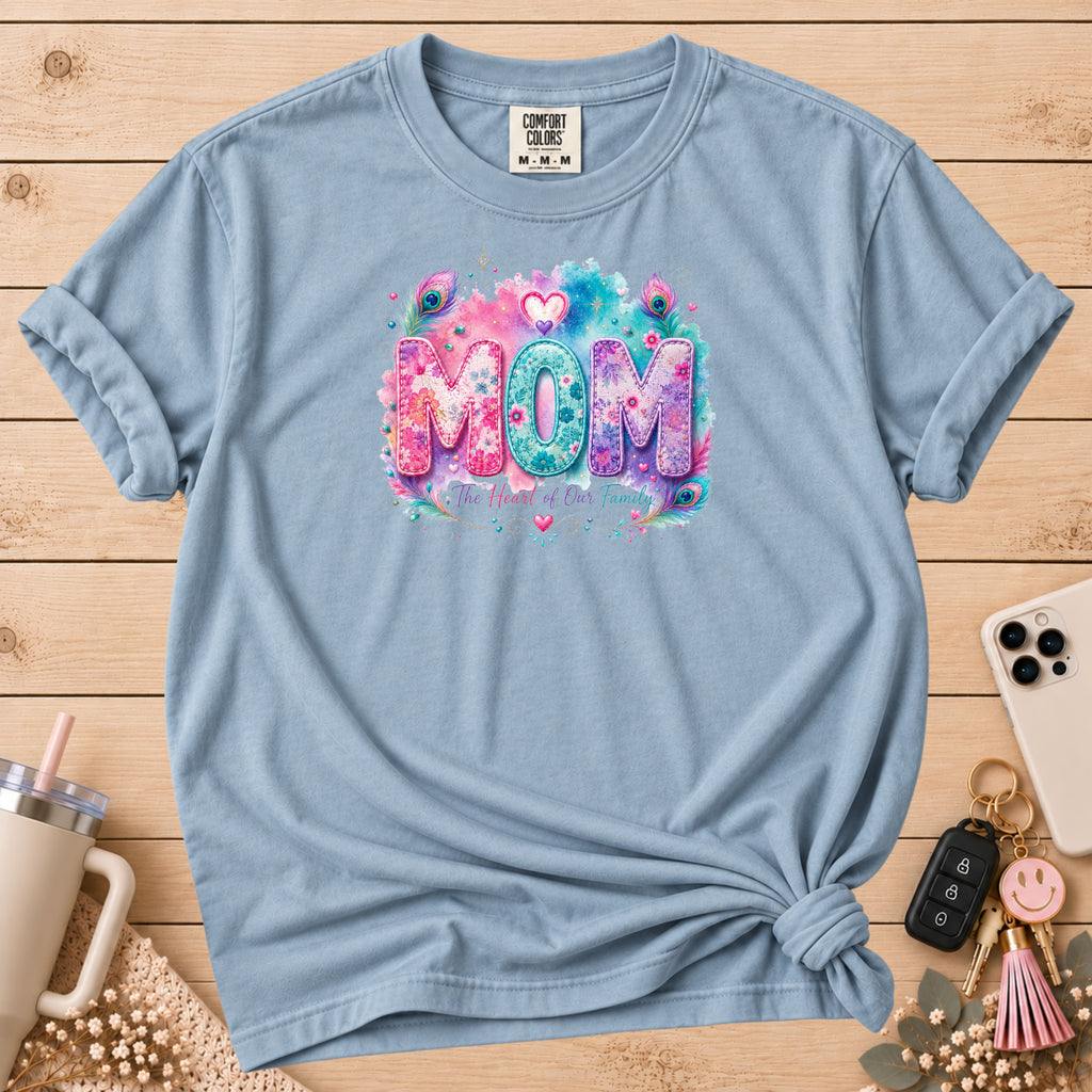 MOM Watercolor Floral T-Shirt
