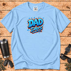 "Dad Days" Blue Graffiti Father T-Shirt