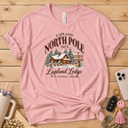Lapland North Pole Lodge Christmas T-Shirt