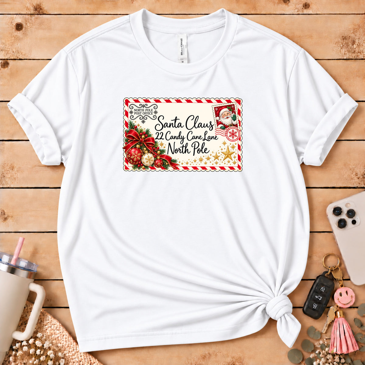 Santa Claus Letter Christmas T-Shirt