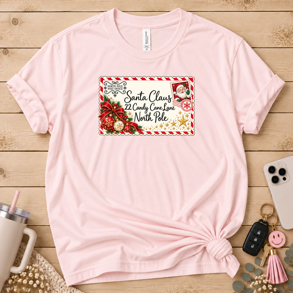Santa Claus Letter Christmas T-Shirt