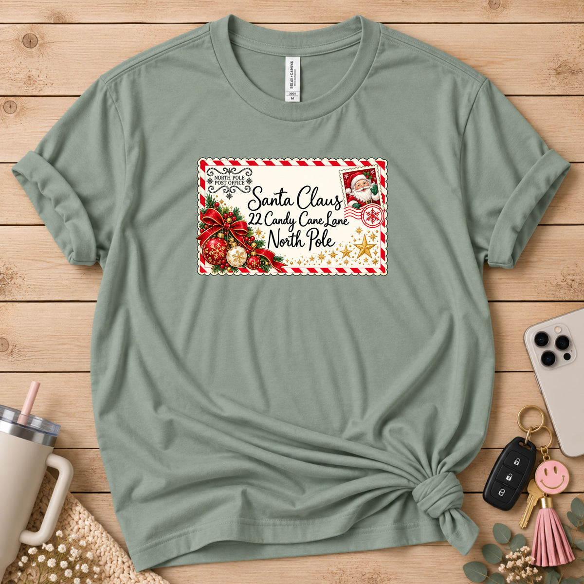 Santa Claus Letter Christmas T-Shirt