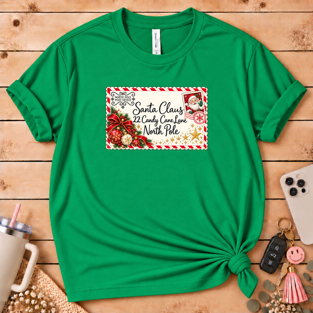 Santa Claus Letter Christmas T-Shirt