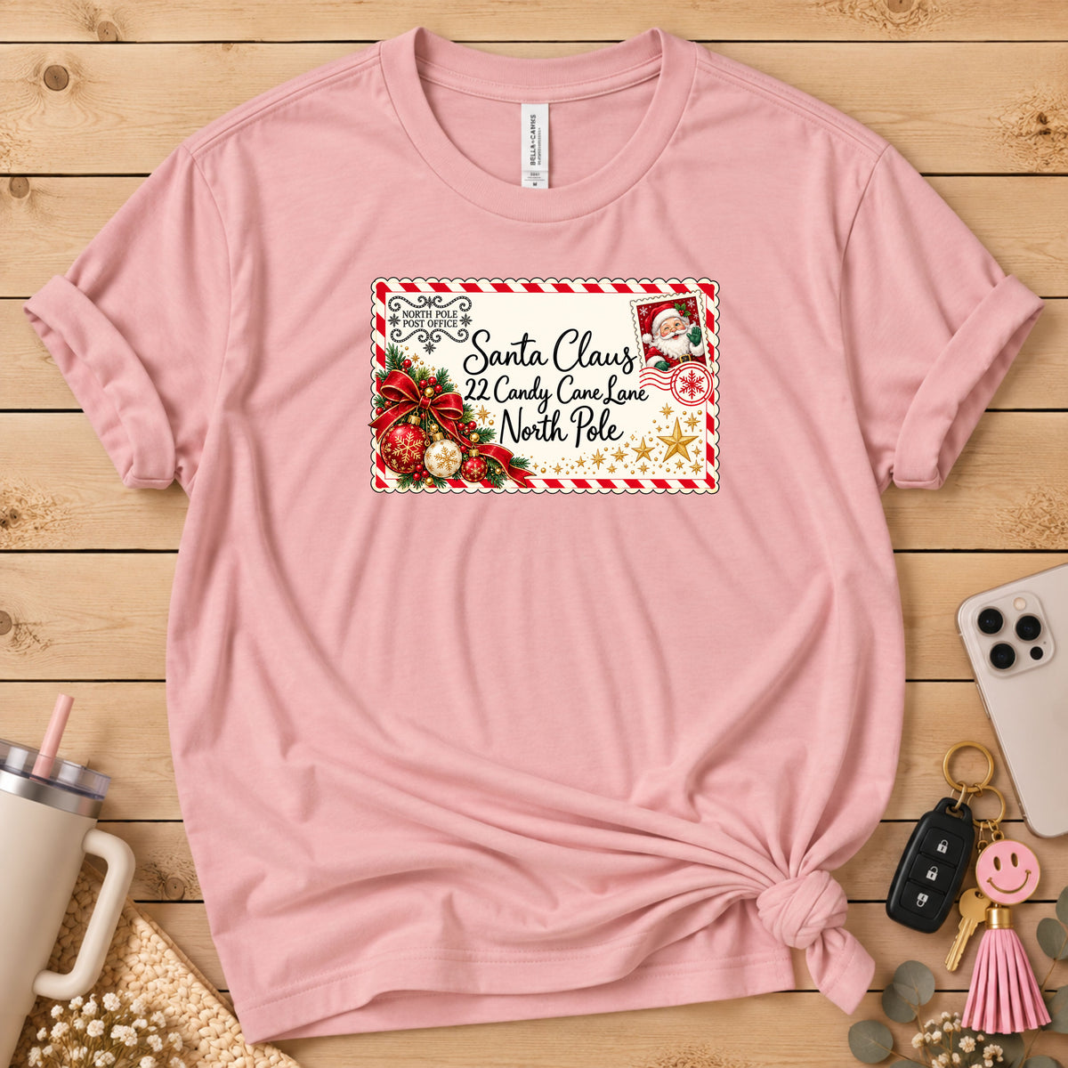Santa Claus Letter Christmas T-Shirt