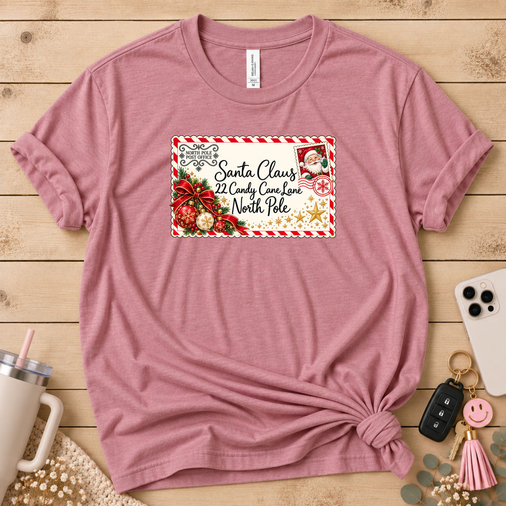 Santa Claus Letter Christmas T-Shirt