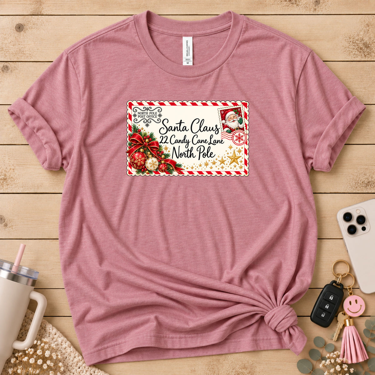 Santa Claus Letter Christmas T-Shirt