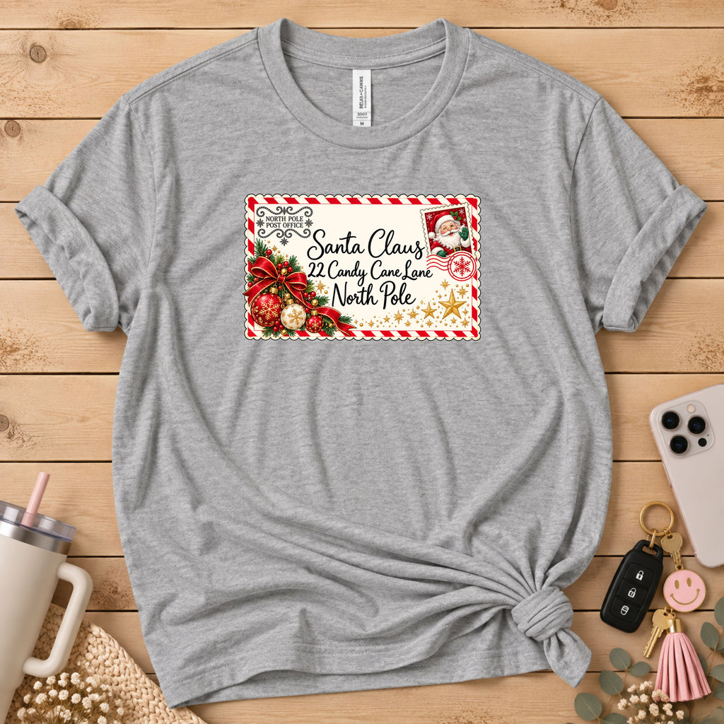 Santa Claus Letter Christmas T-Shirt