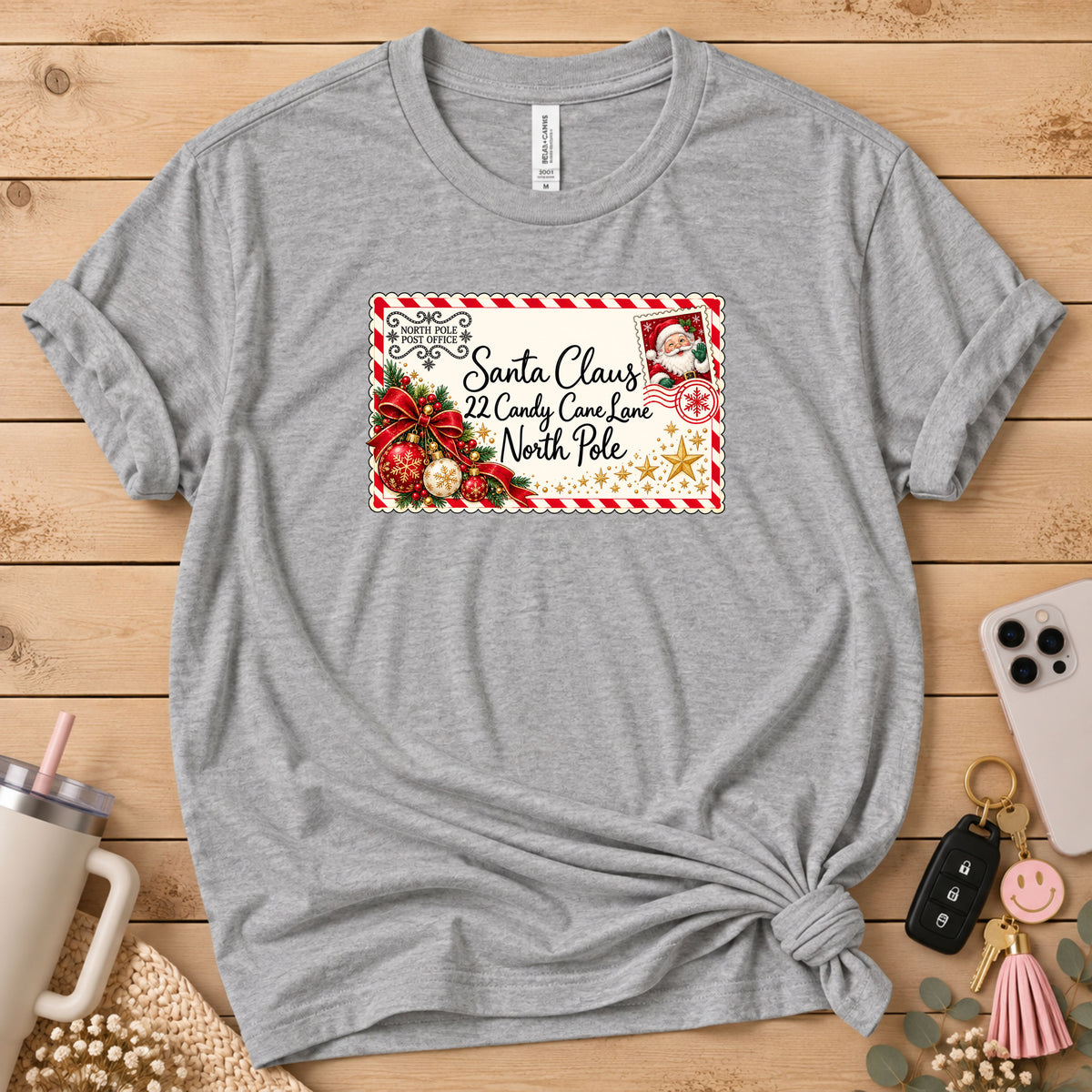 Santa Claus Letter Christmas T-Shirt